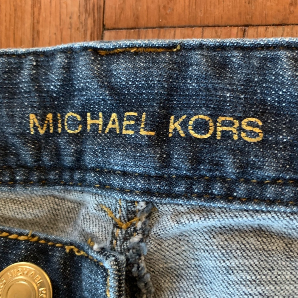 Michael Kors Mid Rise Flare Bootcut Stretch Jeans - Picture 7 of 8